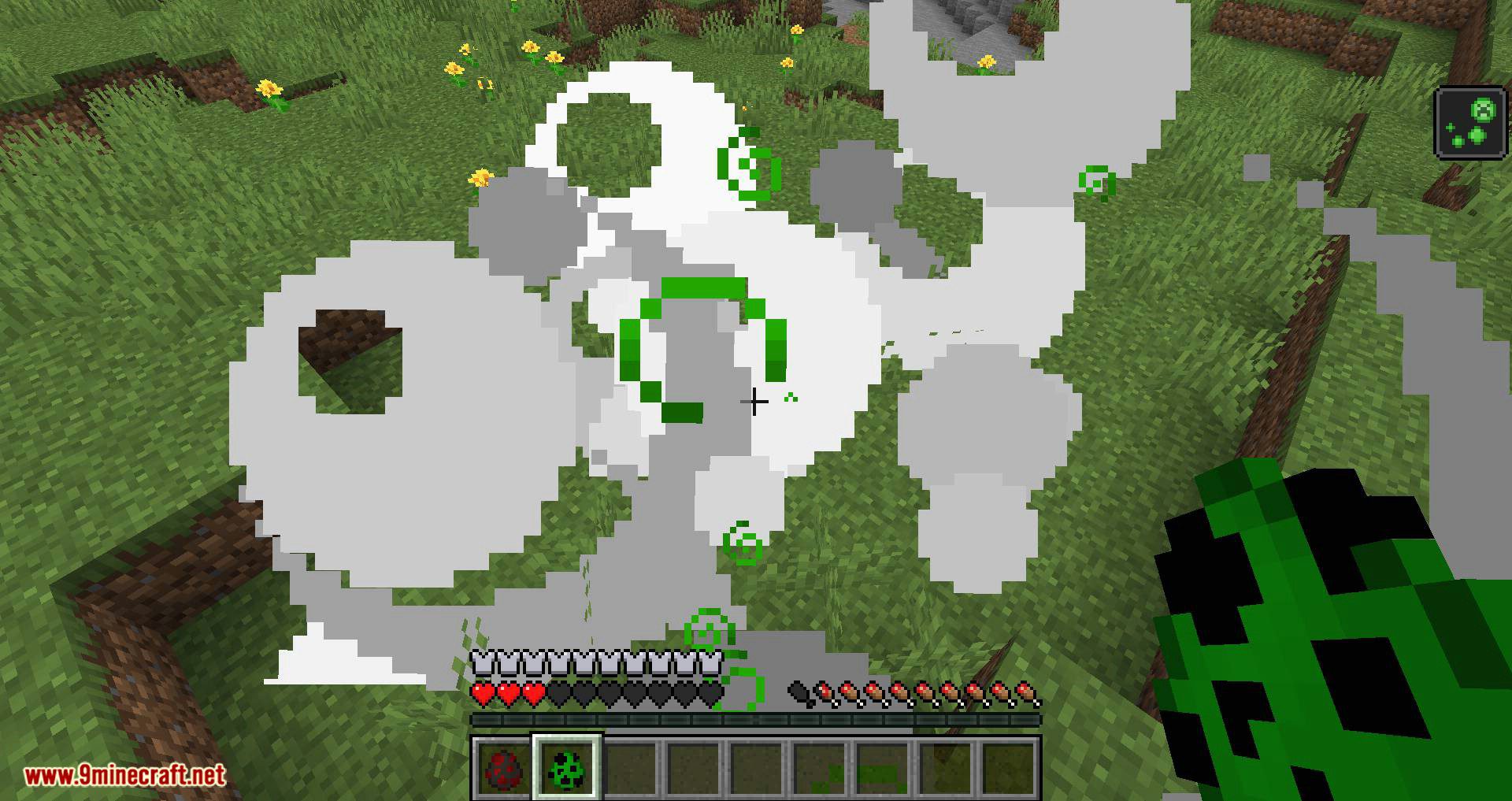 Creeper Spores mod for minecraft 10