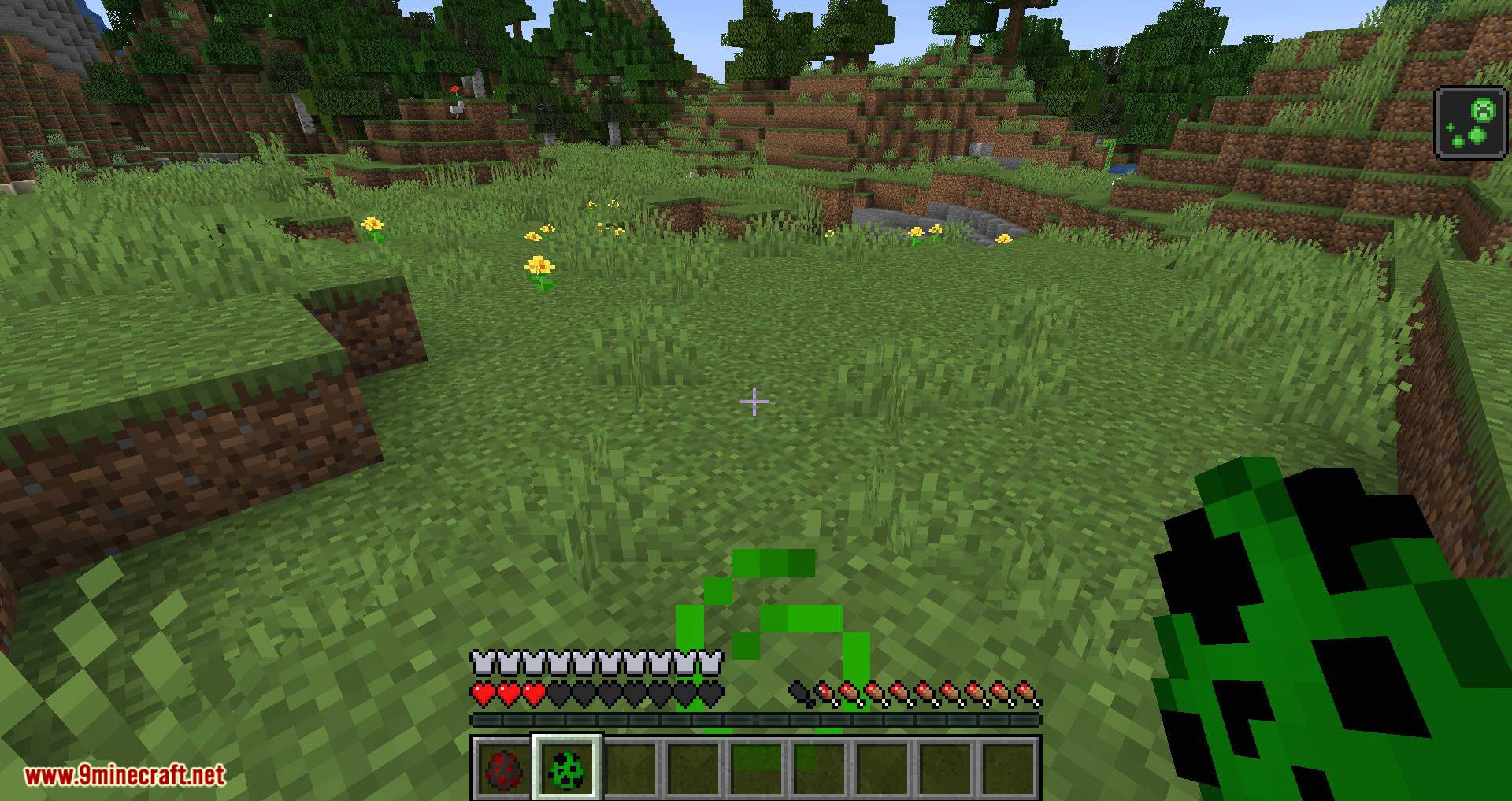 Creeper Spores mod for minecraft 11