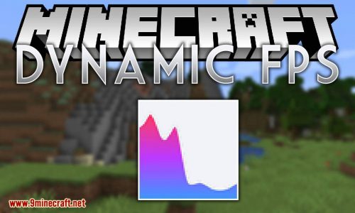 Dynamic FPS mod for minecraft logo