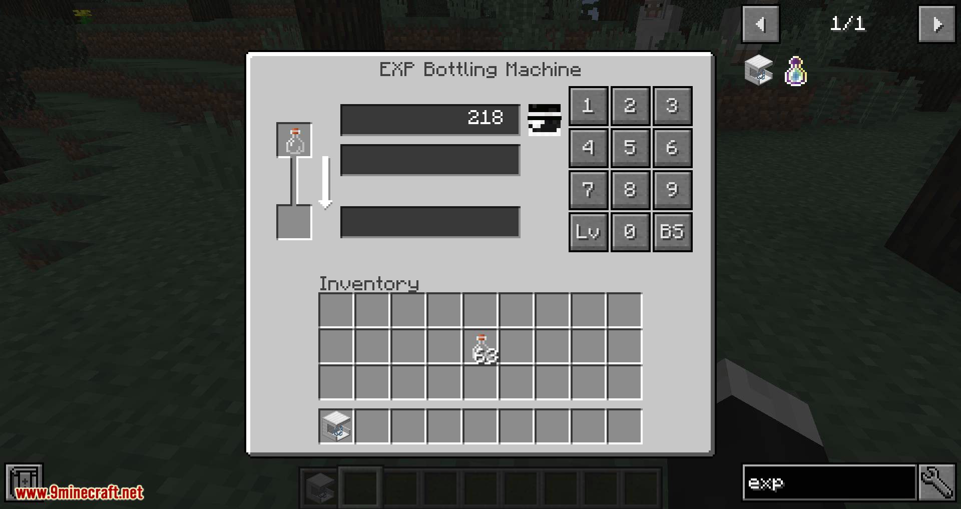 EXP Bottling mod for minecraft 03