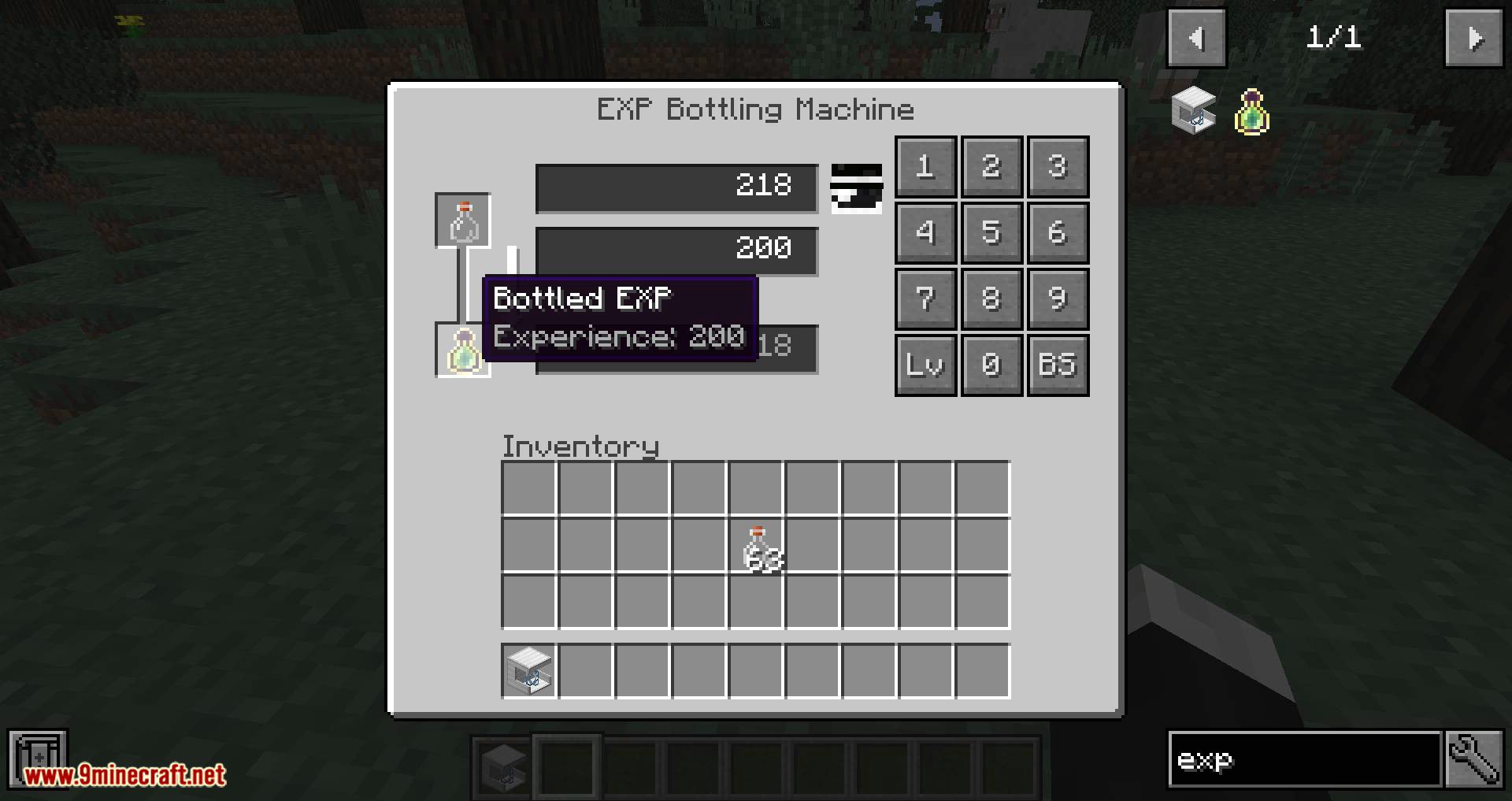 EXP Bottling mod for minecraft 05