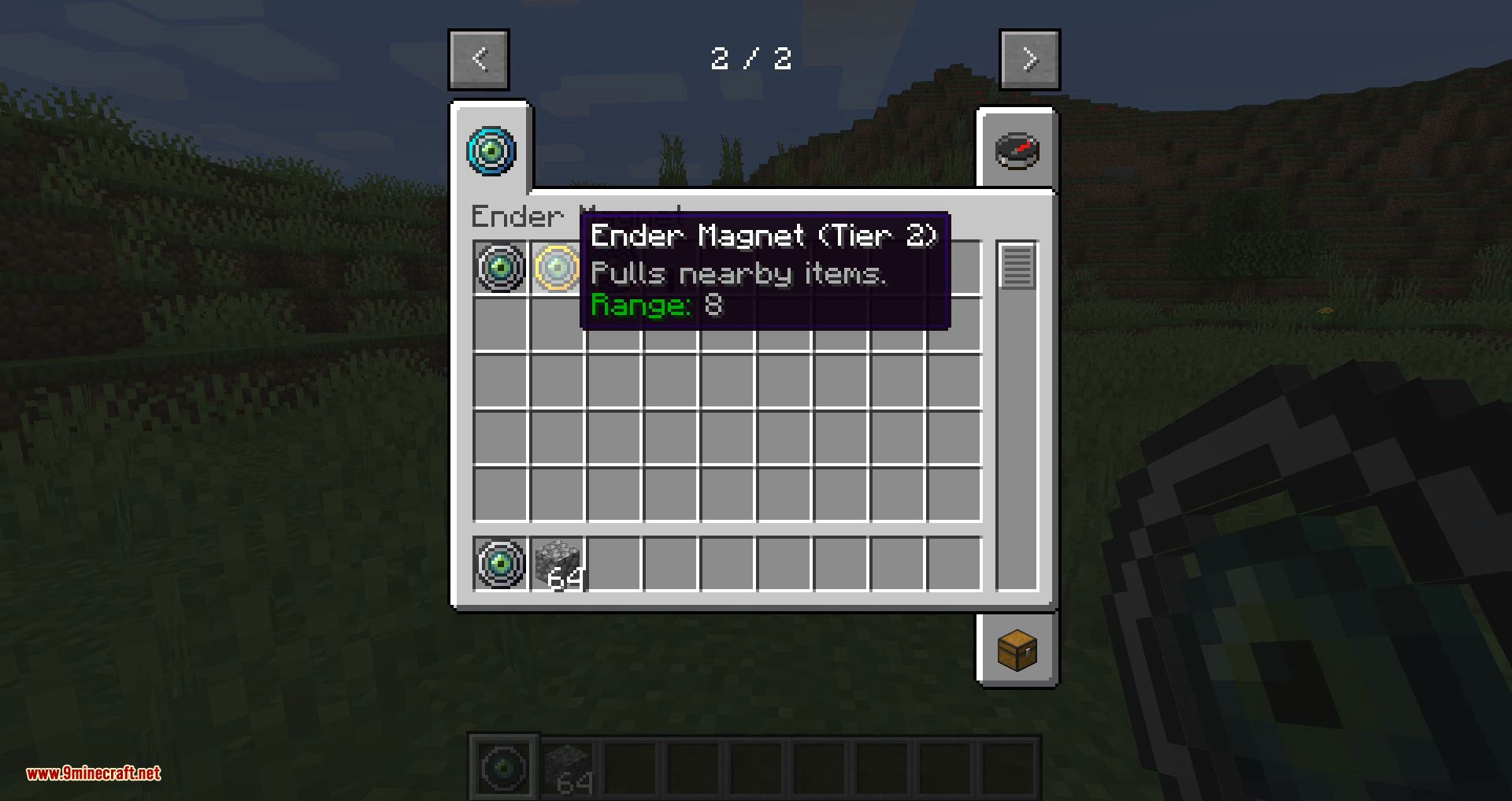 Ender Magnet mod for minecraft 04