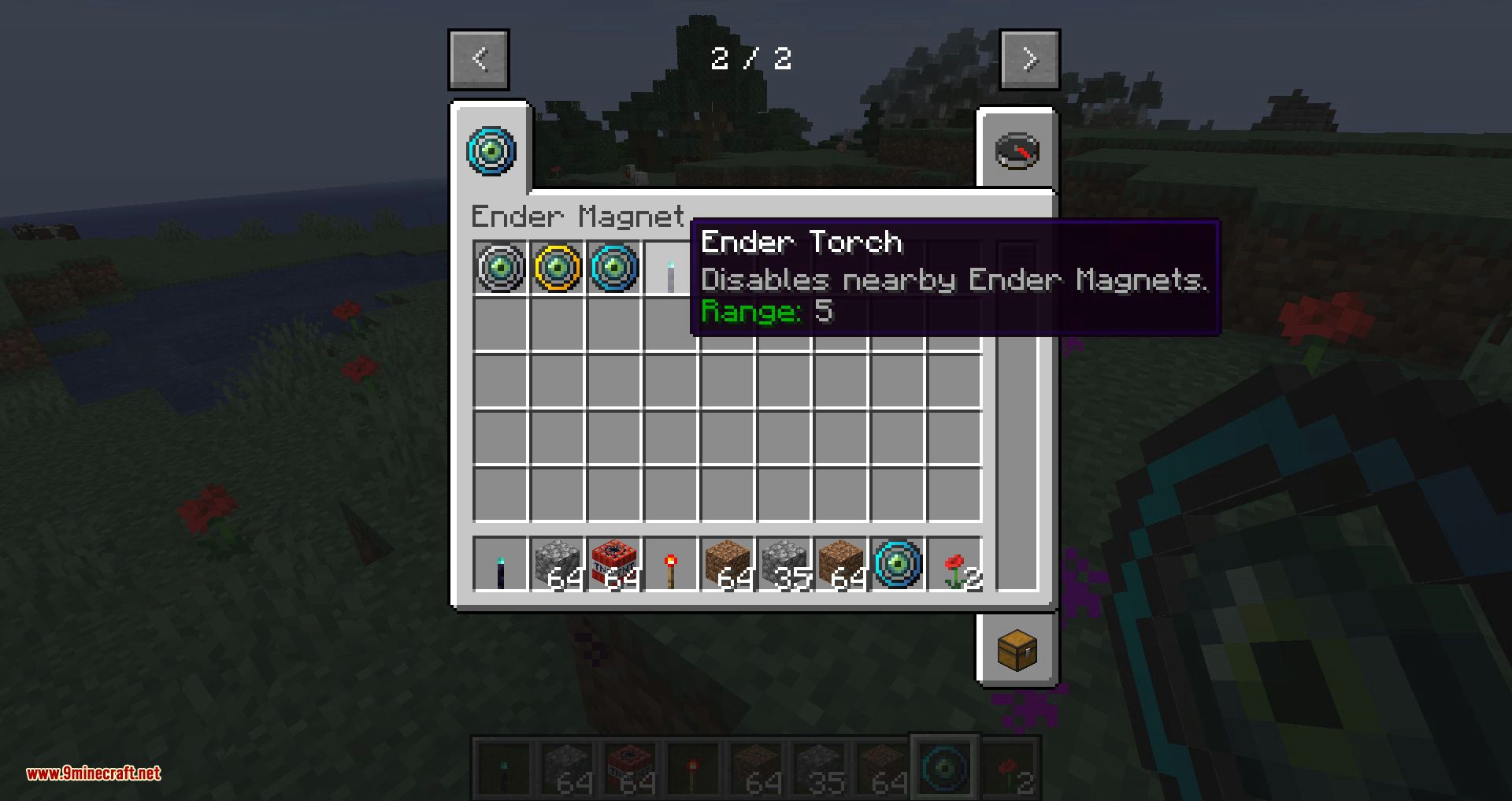 Ender Magnet mod for minecraft 12