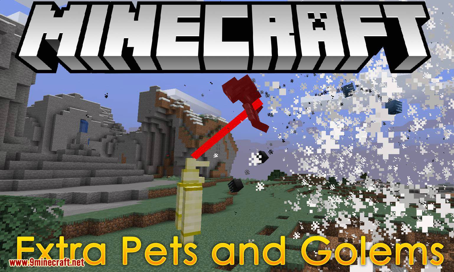 Extra Pets and Golems mod for minecraft logo