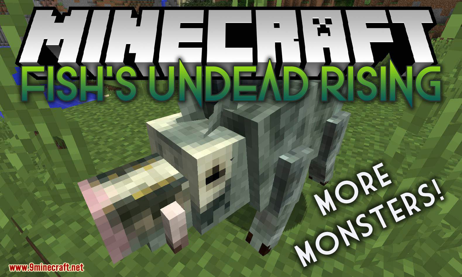 Fish_s Undead Rising mod for minecraft logo
