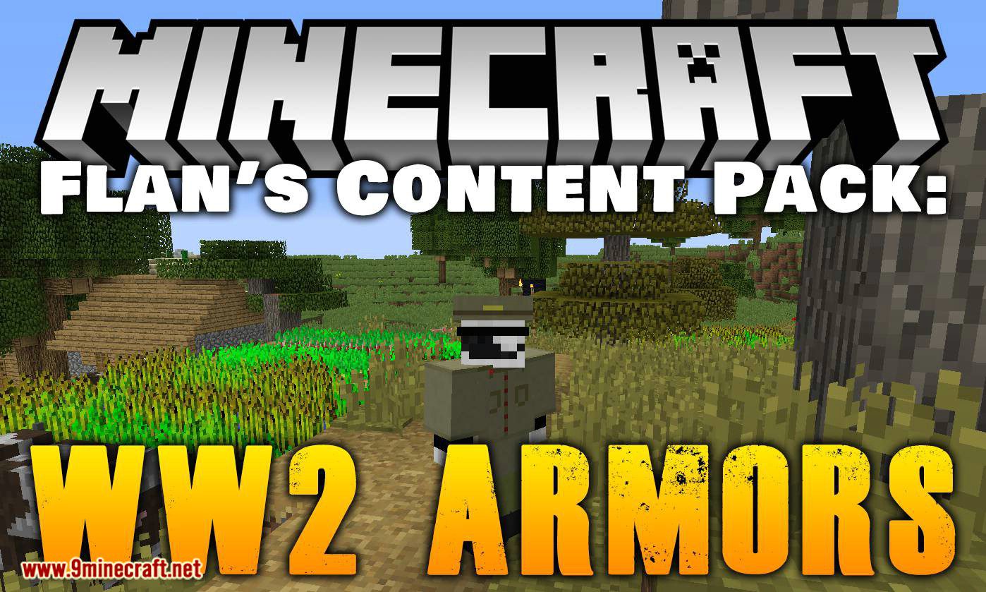 Flan_s Content Pack WW2 Armors mod for minecraft logo