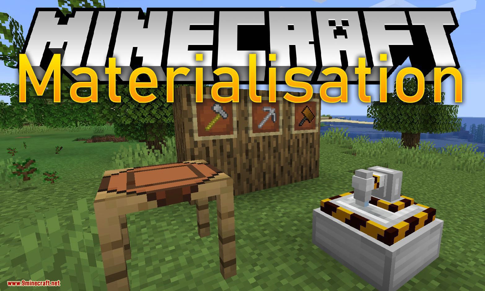 Materialisation mod for minecraft logo