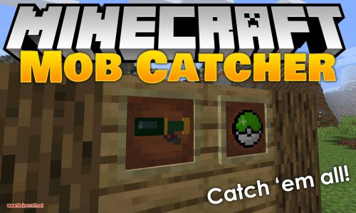 Mob Catcher mod for minecraft logo