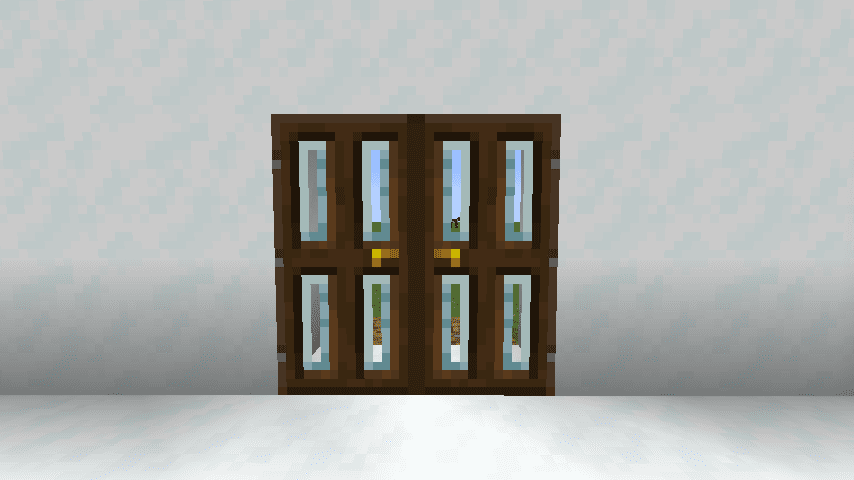 Modern Glass Doors mod for minecraft 25