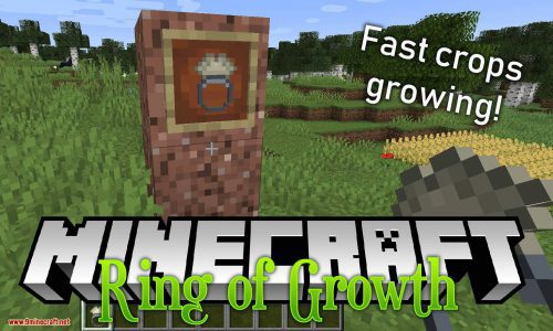 Ring of Growth mod for minecraft logo