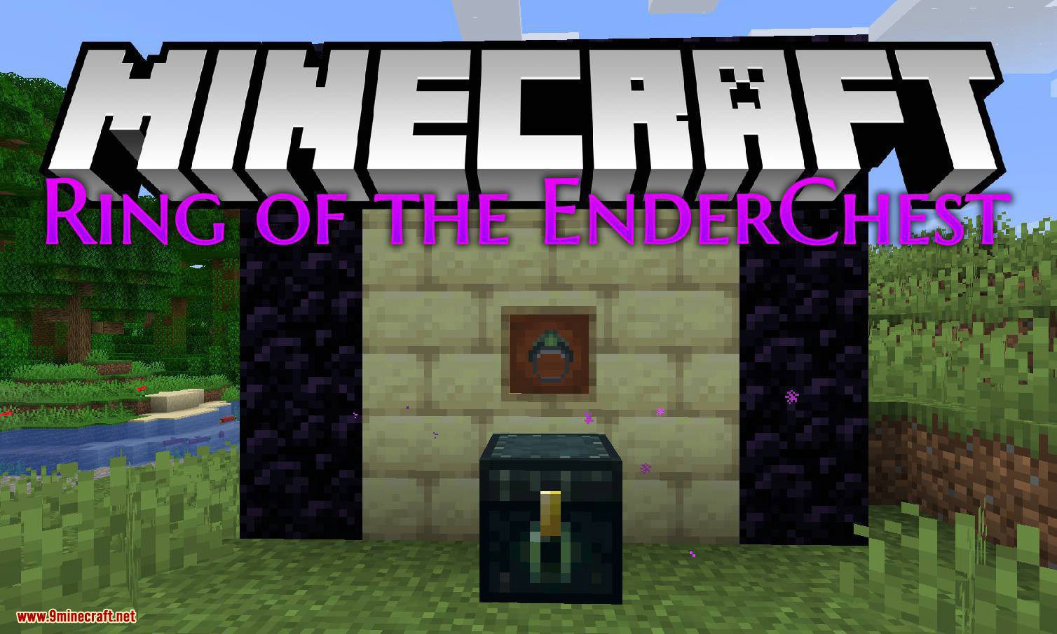 Ring of the Enderchest mod for minecraft logo