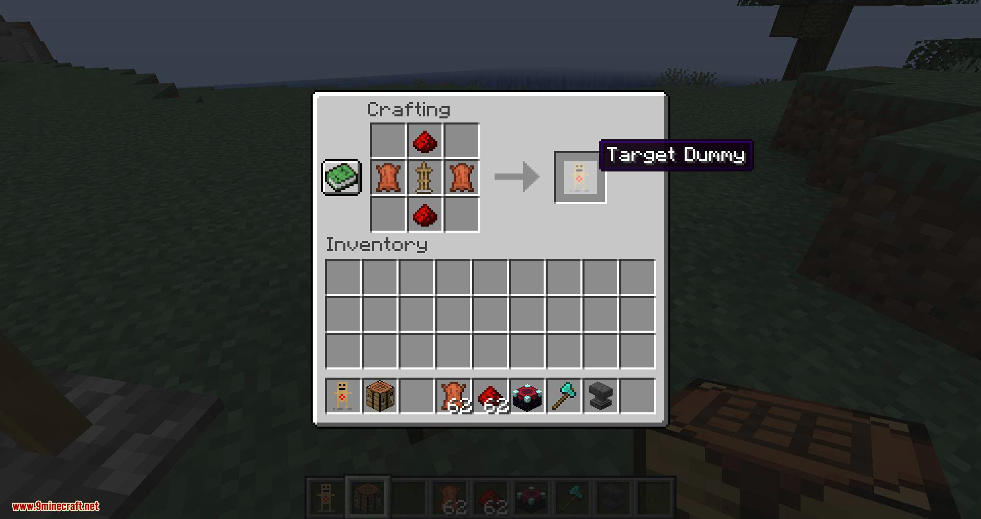 Target Dummy mod for minecraft 11