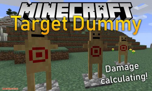 Target Dummy mod for minecraft logo