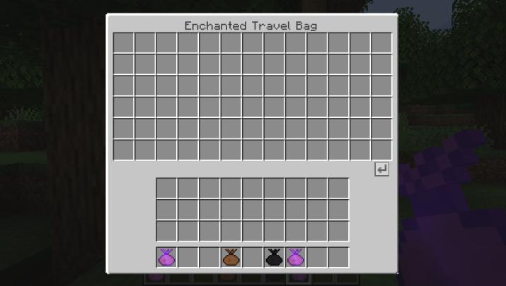 Travel Bag mod for minecraft 29