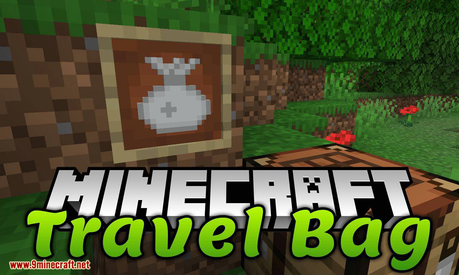 Travel Bag mod for minecraft logo
