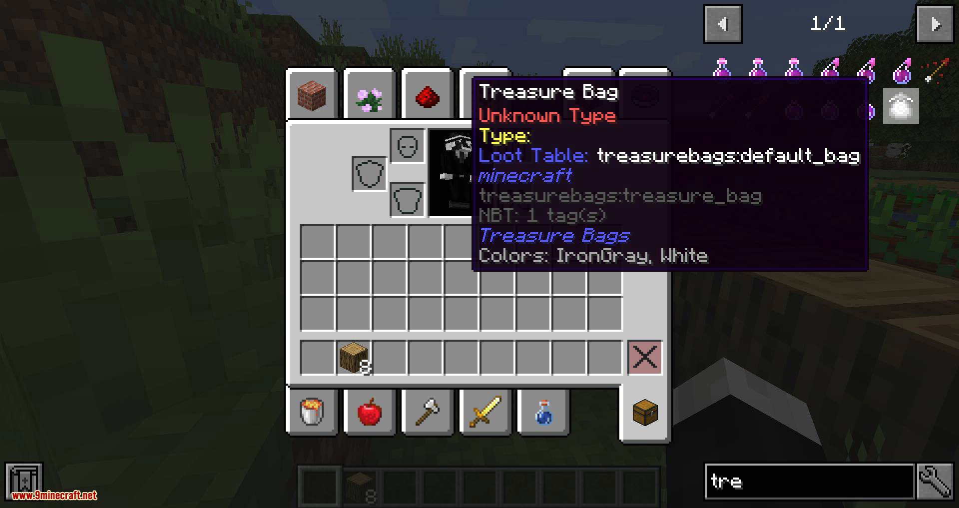 Treasure Bags mod for minecraft 04