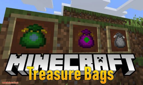 Treasure Bags mod for minecraft logo