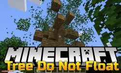 Trees Do Not Float mod for minecraft logo