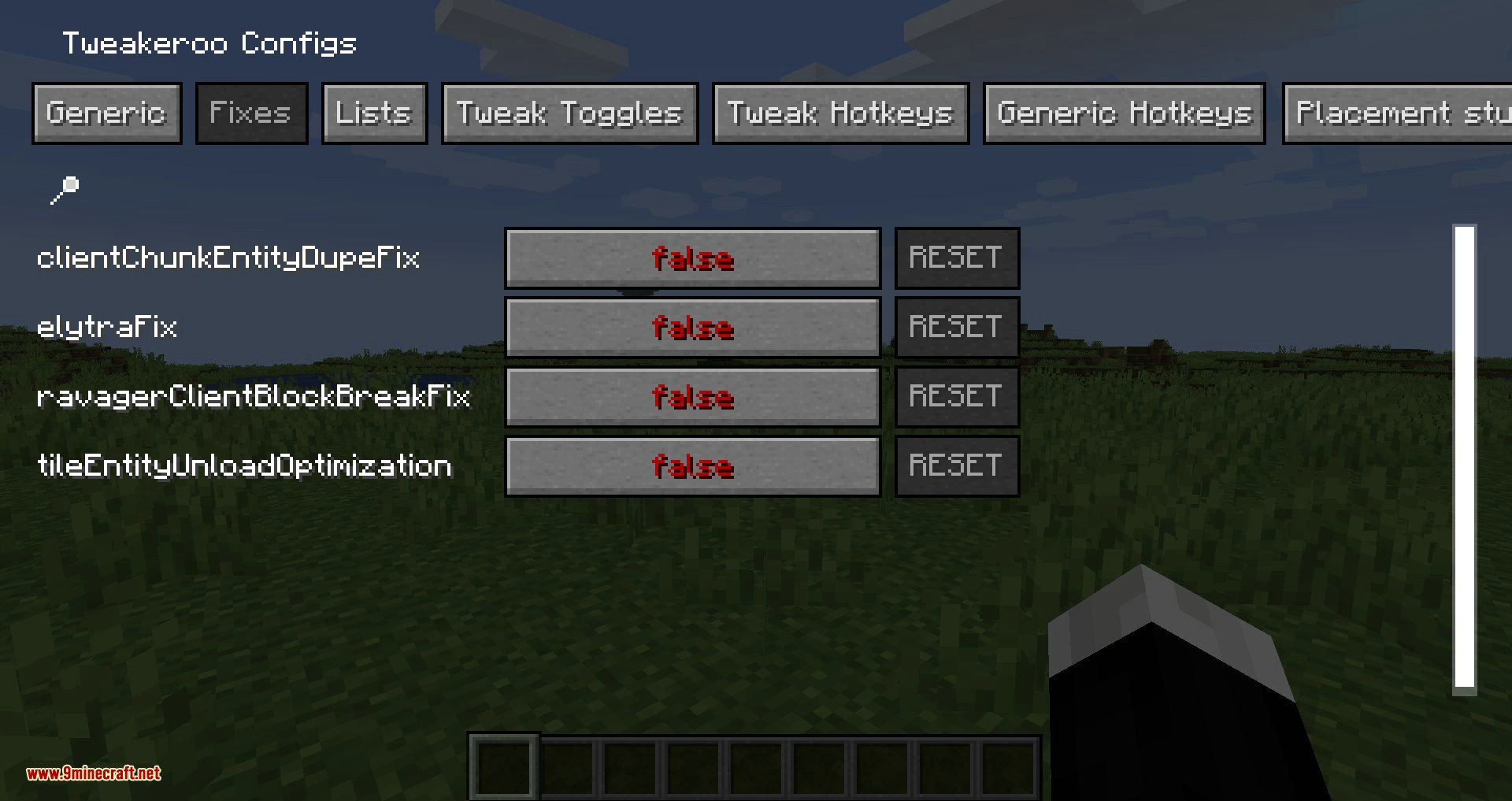 Tweakeroo mod for minecraft 03