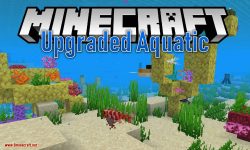 Upgrade Aquatic mod for minecraft logo