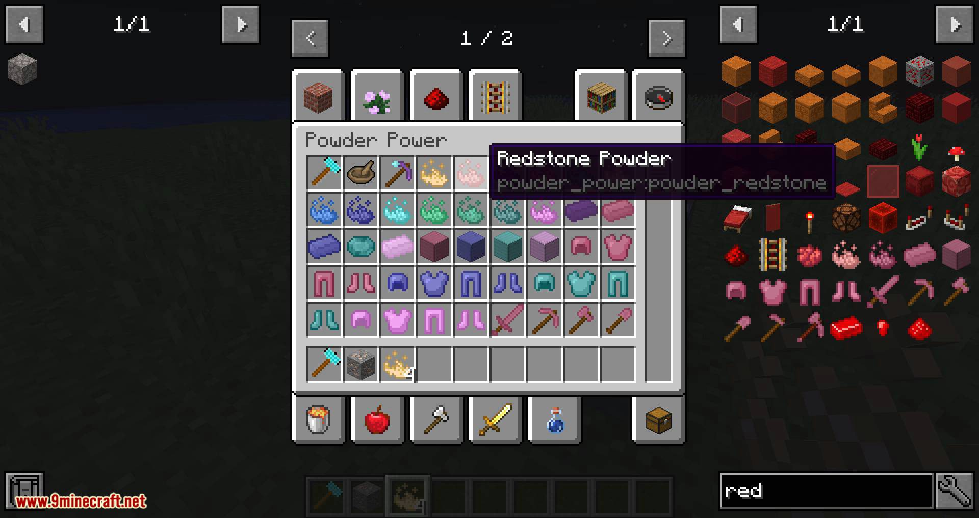 Vanilla Plus Powder Power mod for minecraft 04