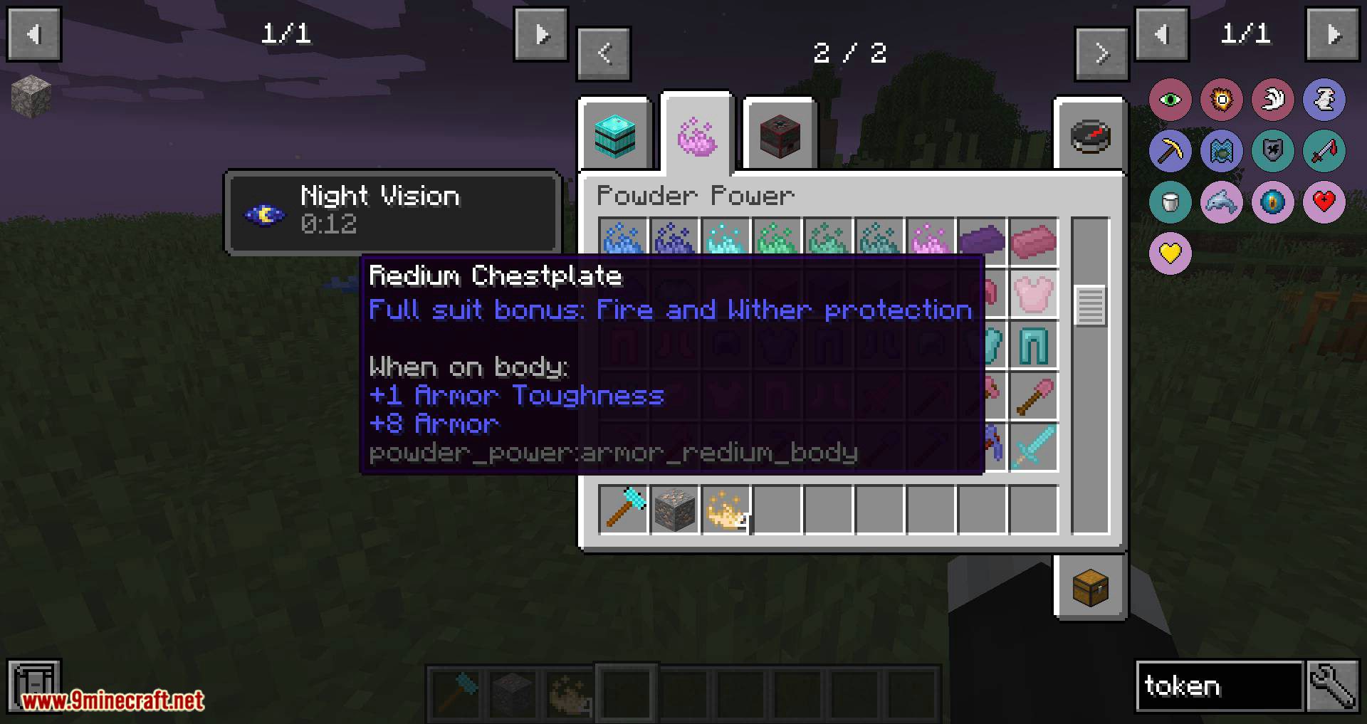 Vanilla Plus Powder Power mod for minecraft 09