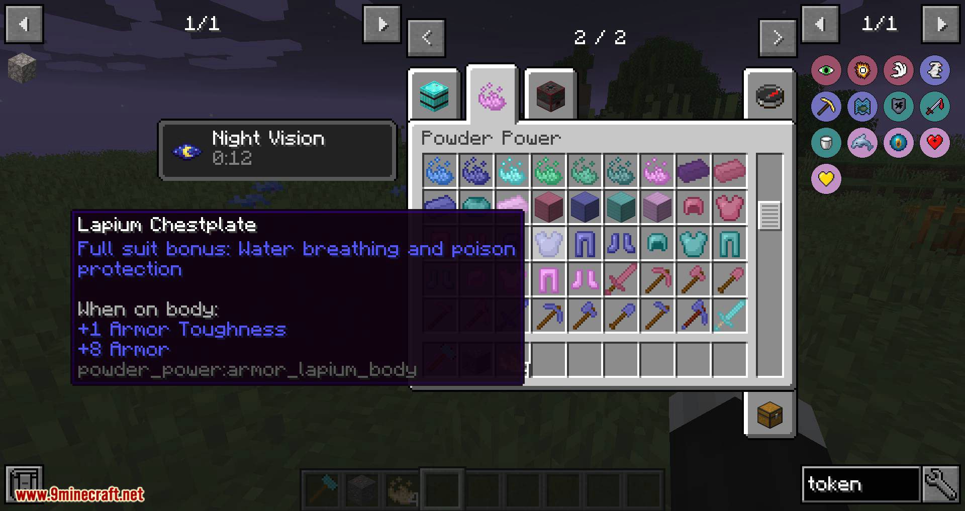 Vanilla Plus Powder Power mod for minecraft 10