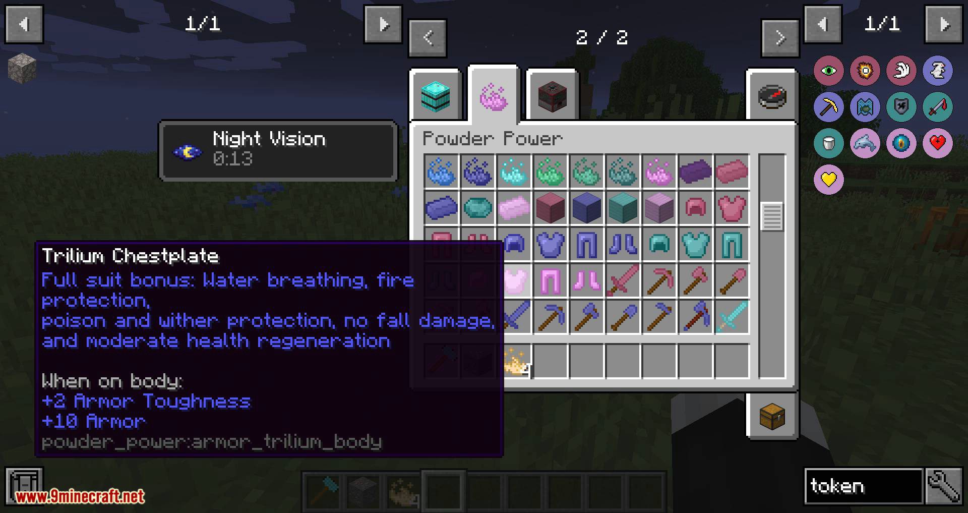 Vanilla Plus Powder Power mod for minecraft 12