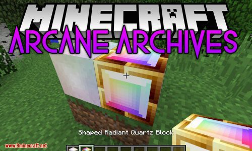 Arcane Archives mod for minecraft logo
