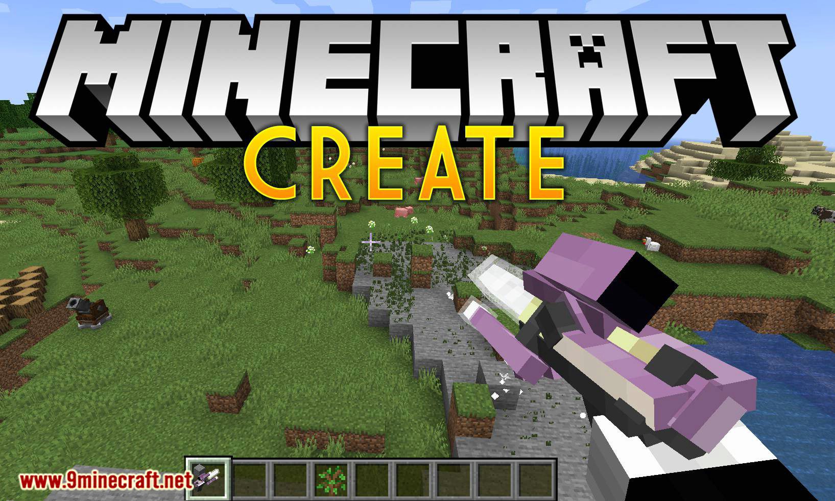 Minecraft create steam and rails фото 96