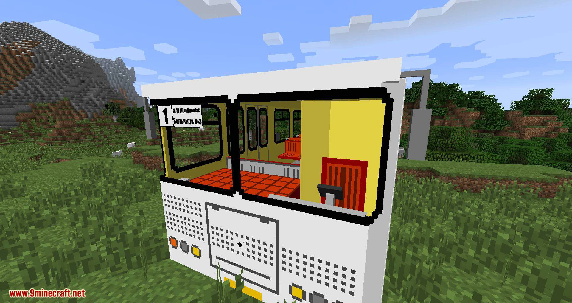 Flan_s Content Pack Bus PAZ mod for minecraft 01