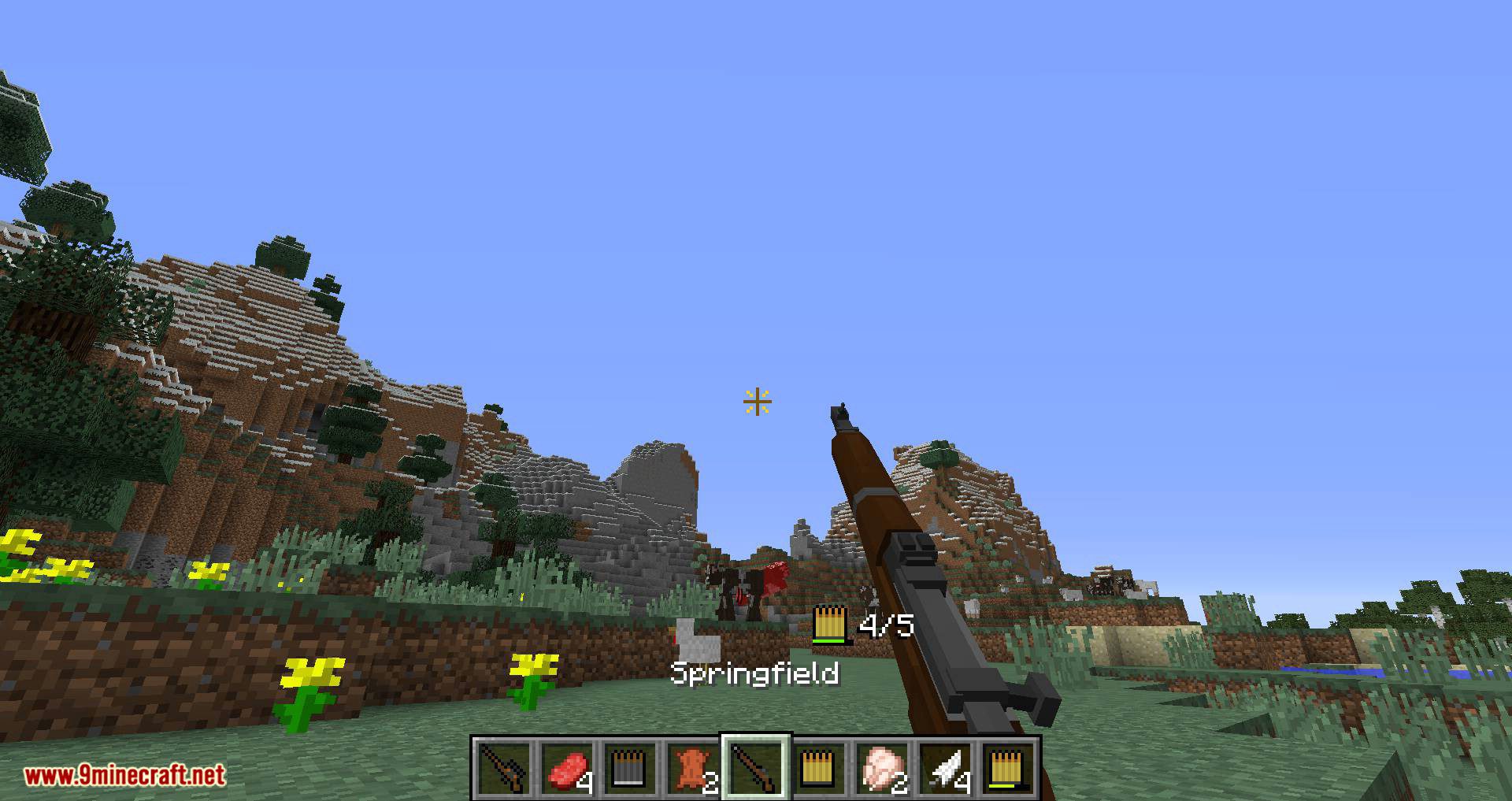 Flan_s Content Pack Call of Duty 2 Bolt-Action Rifles mod for minecraft 07