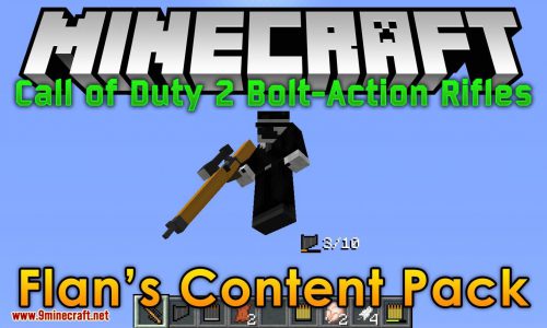 Flan_s Content Pack Call of Duty 2 Bolt-Action Rifles mod for minecraft logo