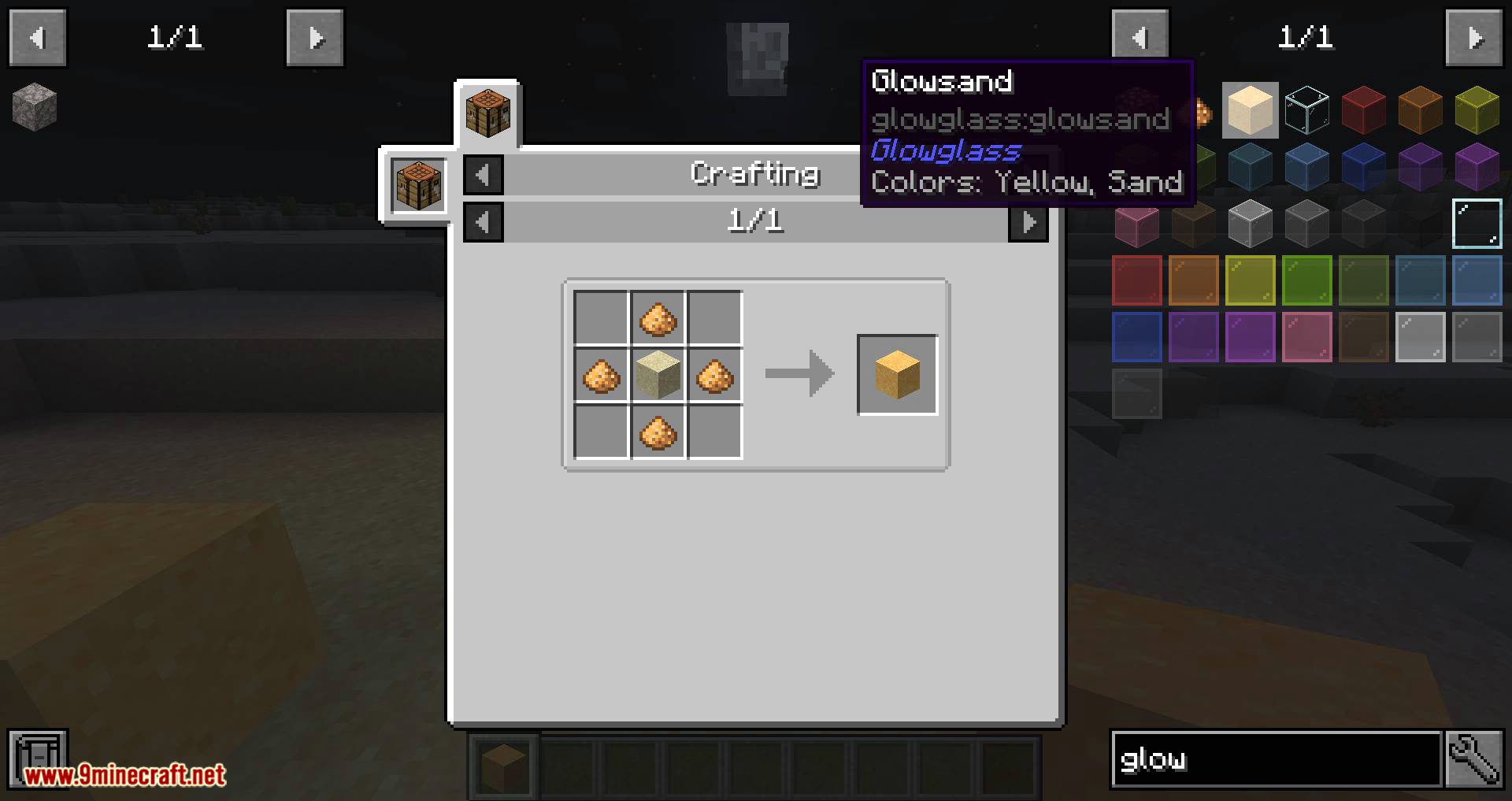 Glowglass mod for minecraft 03
