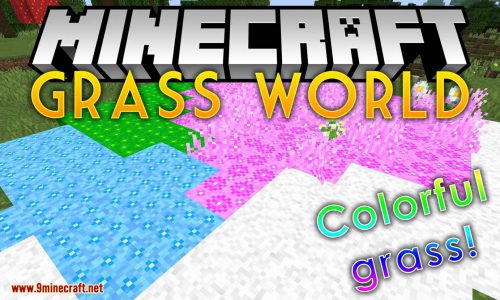 GrassWorld mod for minecraft logo