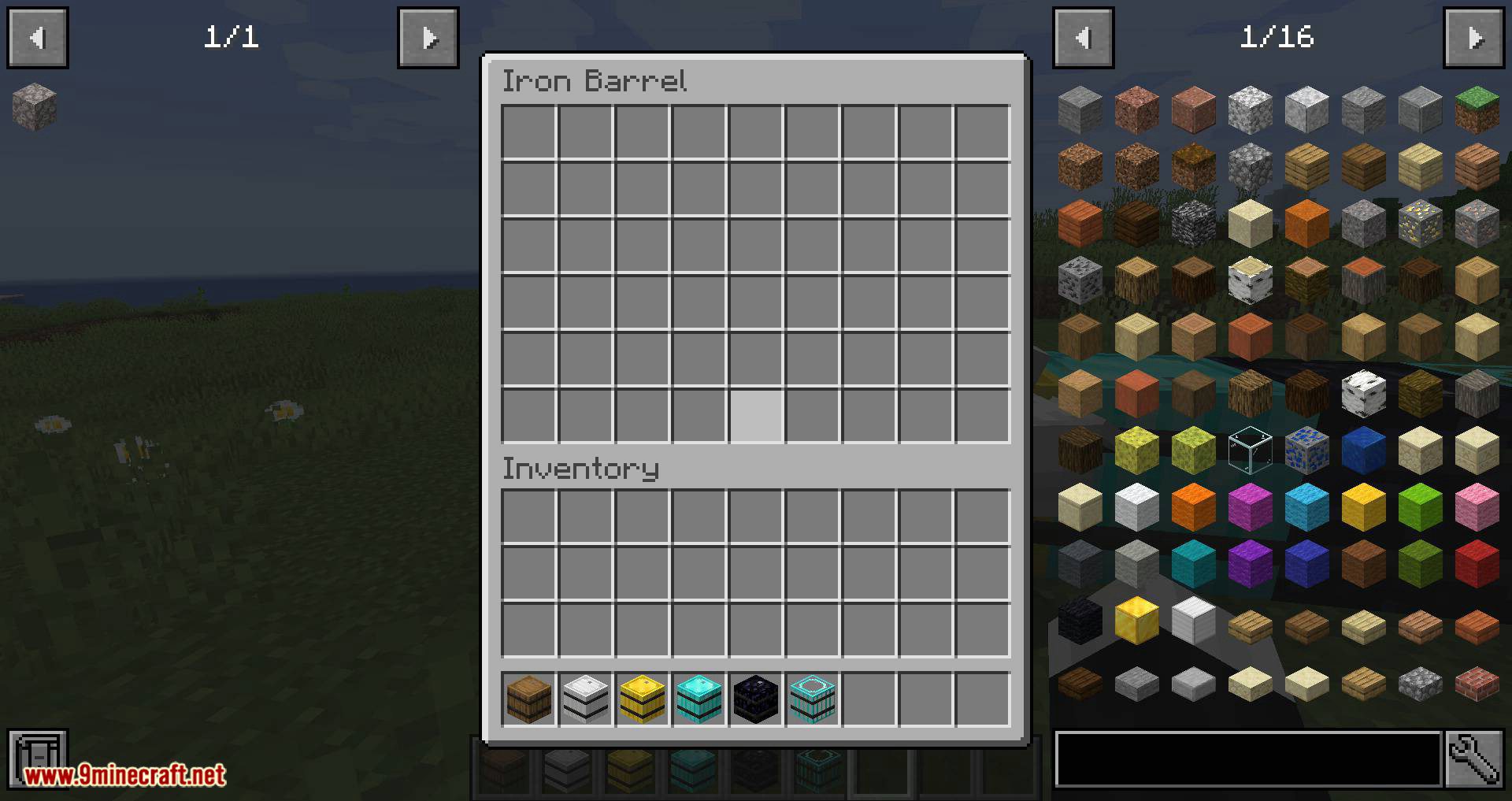 Metal Barrels mod for minecraft 04