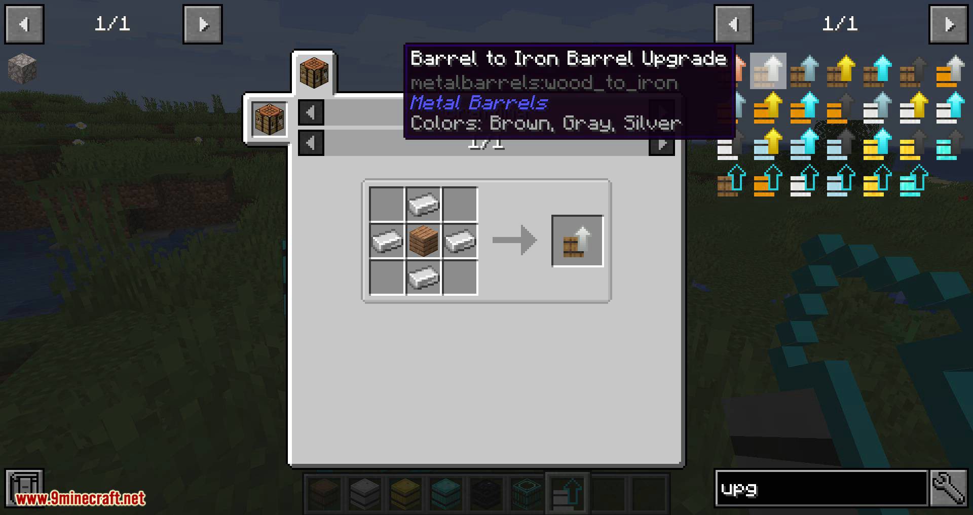 Metal Barrels mod for minecraft 13