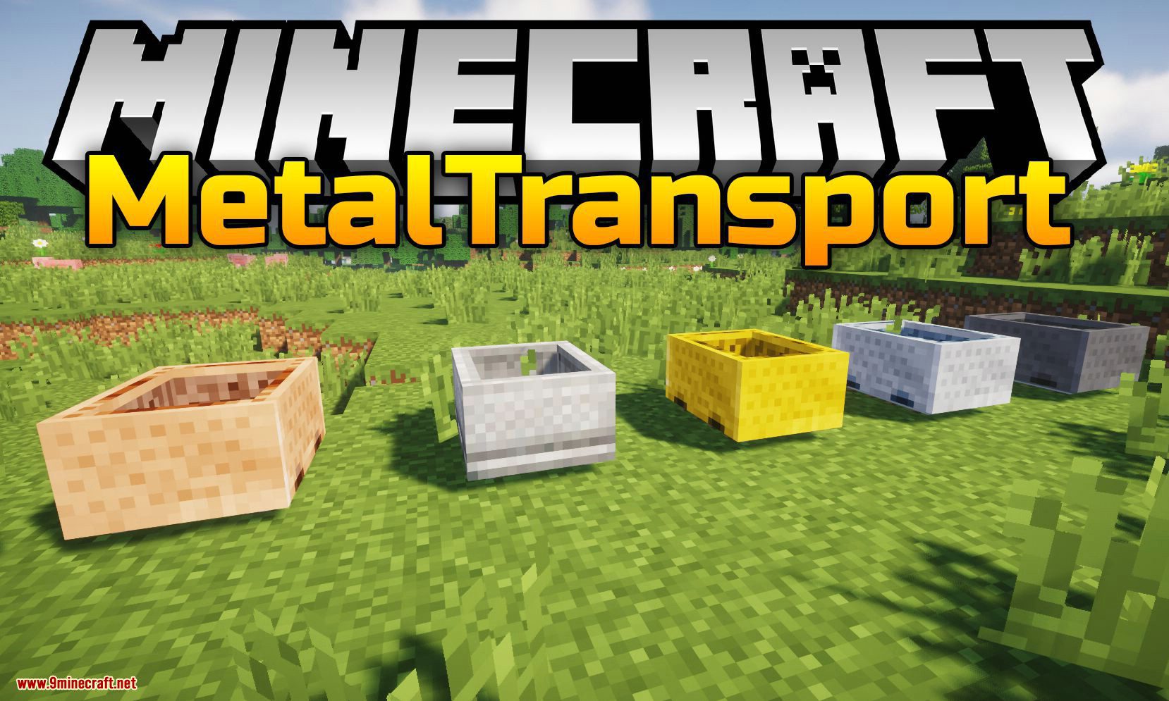 MetalTransport mod for minecraft logo