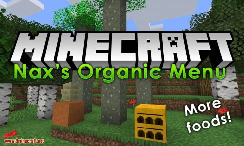 NaxsOrganicMenu mod for minecraft logo