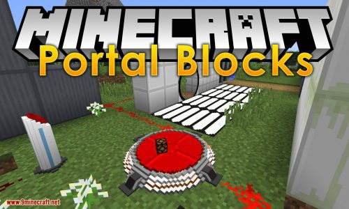Portal Blocks mod for minecraft logo