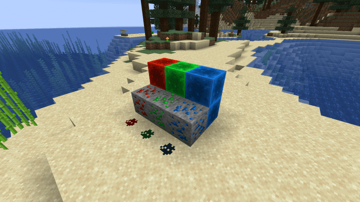 RGB-Stone Mod for Minecraft 01