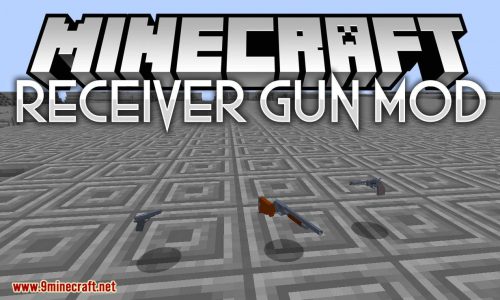 Receiver Gun Mod for minecraft logo