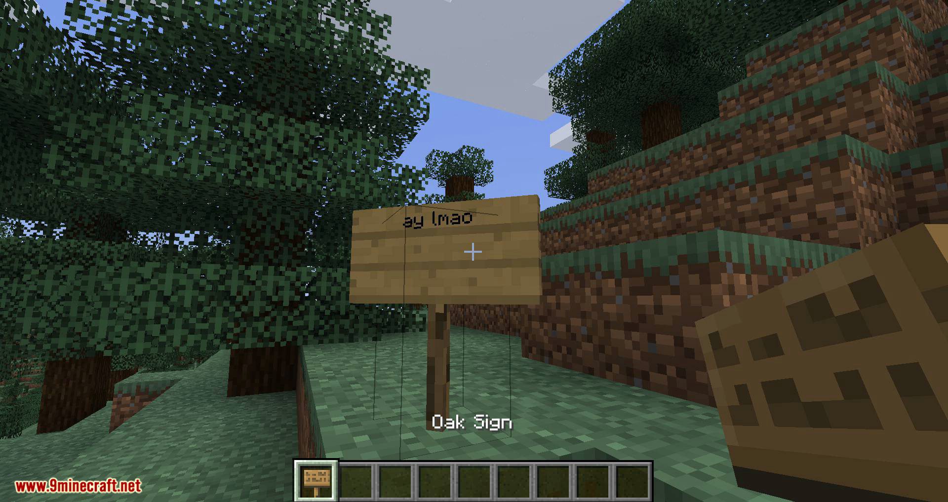 Sign Buttons mod for minecraft 01