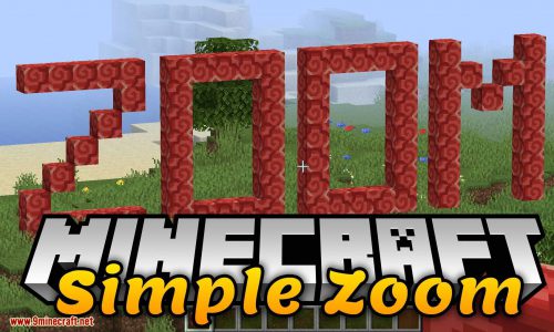 Simple Zoom mod for minecraft logo