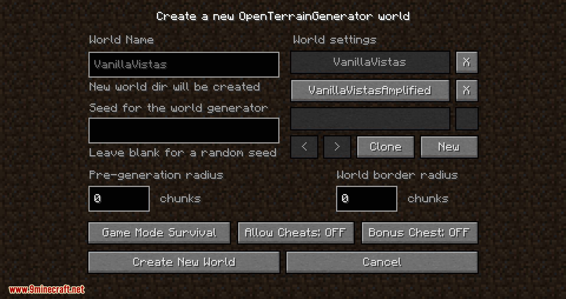 Vanilla Vistas mod for minecraft 01