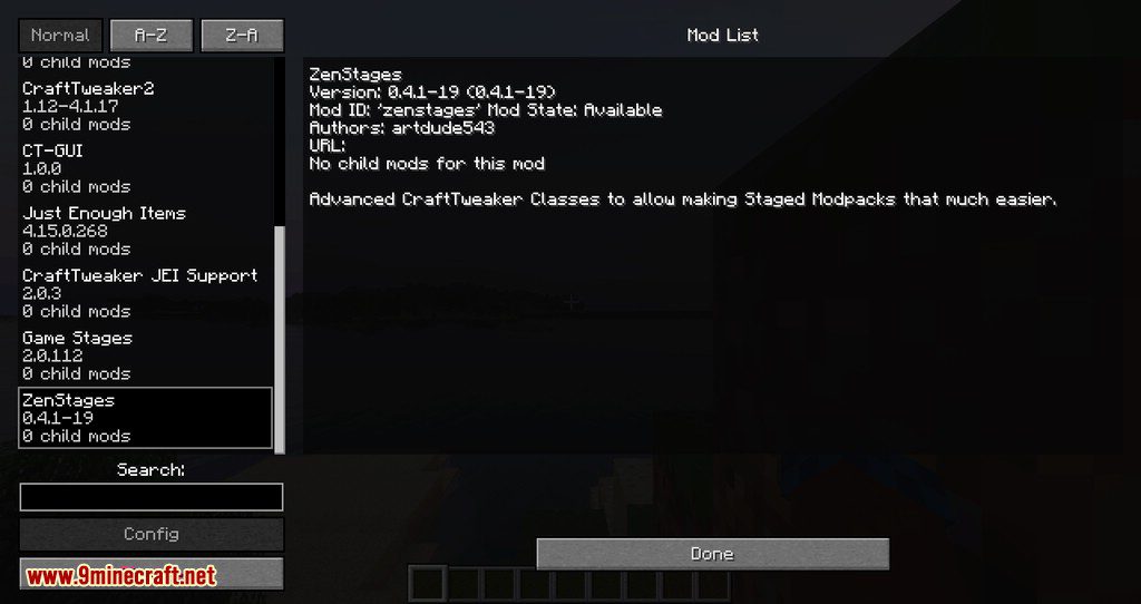ZenStages mod for minecraft 02