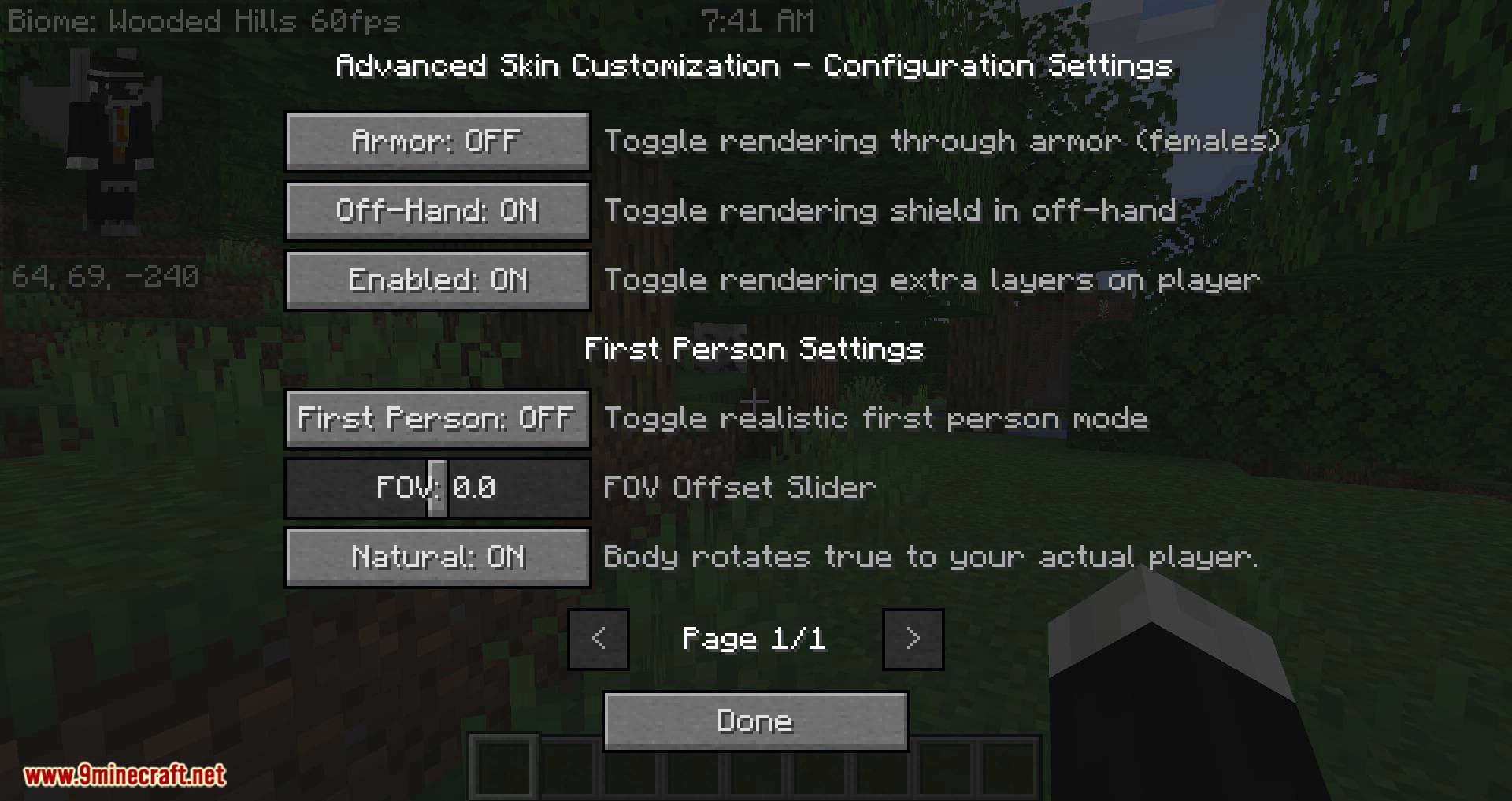 Advanced Skin Customization mod for minecraft 03