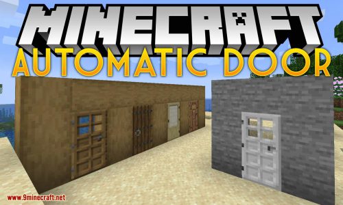 Automatic Door mod for minecraft logo