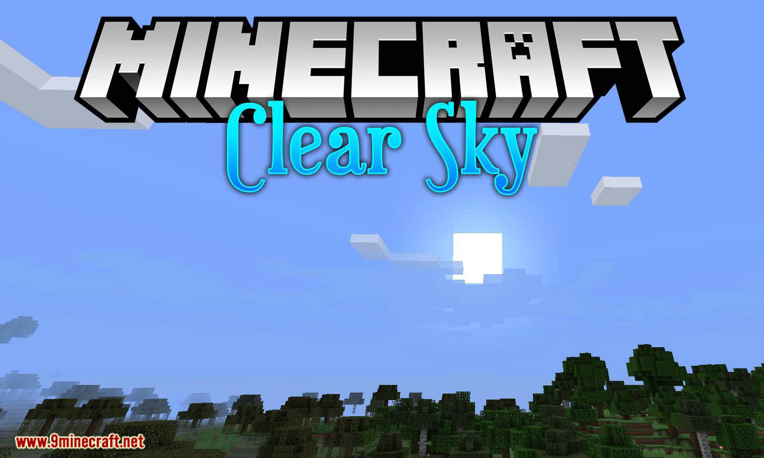 Clear Skies mod for minecraft logo