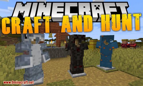 Craft and Hunt mod for minecraft logo